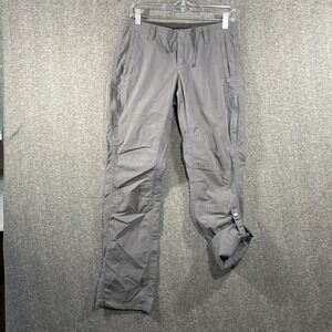 Kuhl Womens Pants 4 Legendary Hiking Outdoor Pants Style 6279 Gray Roll Up